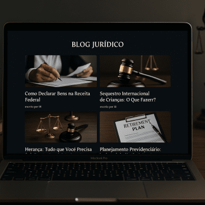 Blog Jurídico Inteligente com IA – Conteúdo que Trabalha por Você