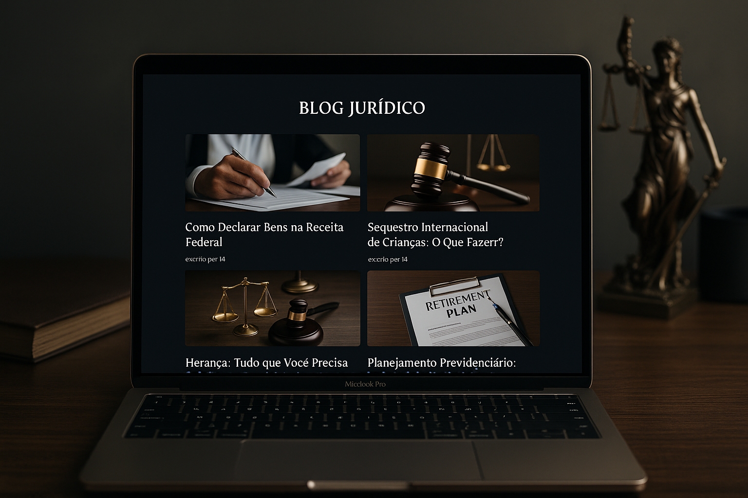 Blog Jurídico Inteligente com IA – Conteúdo que Trabalha por Você