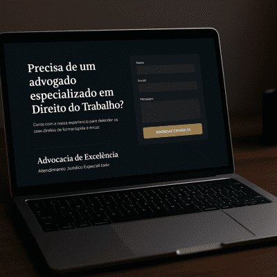 Landing Page Jurídica de Alta Conversão