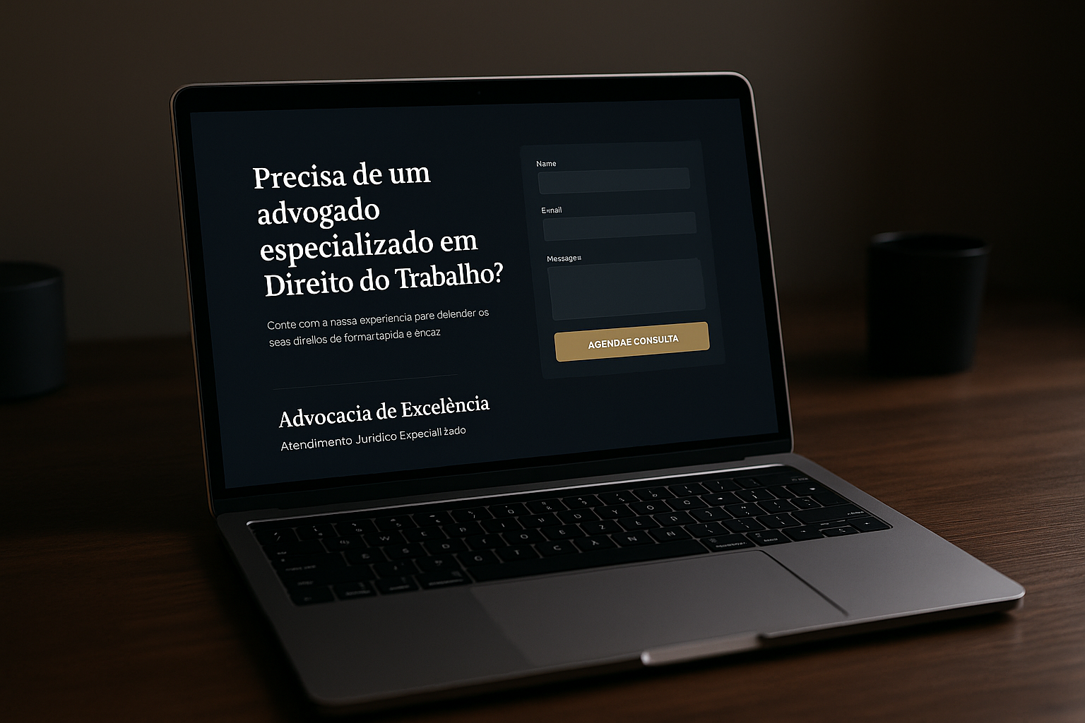 Landing Page Jurídica de Alta Conversão