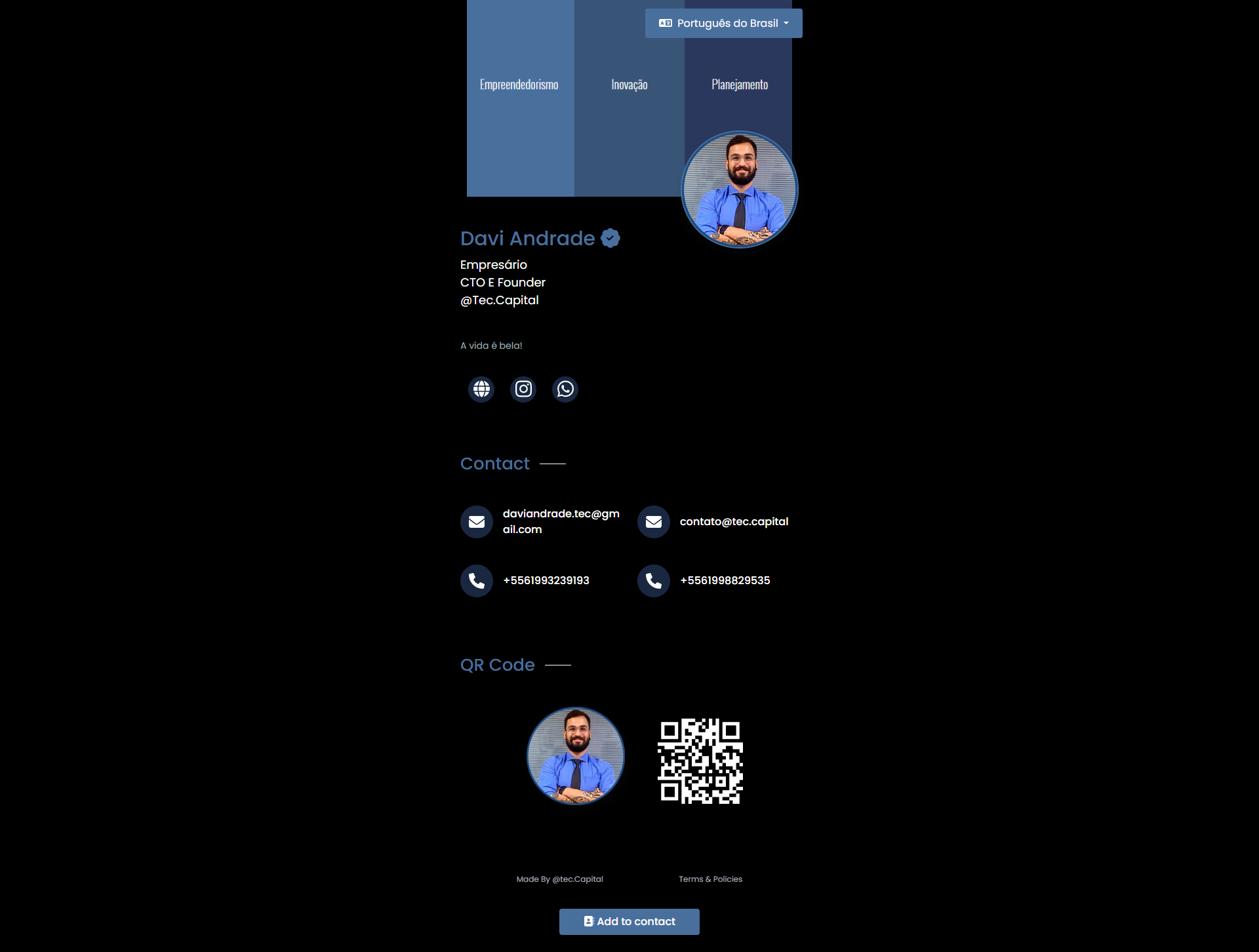 Cartão Digital Interativo com WhatsApp - OAB ID - Image 3